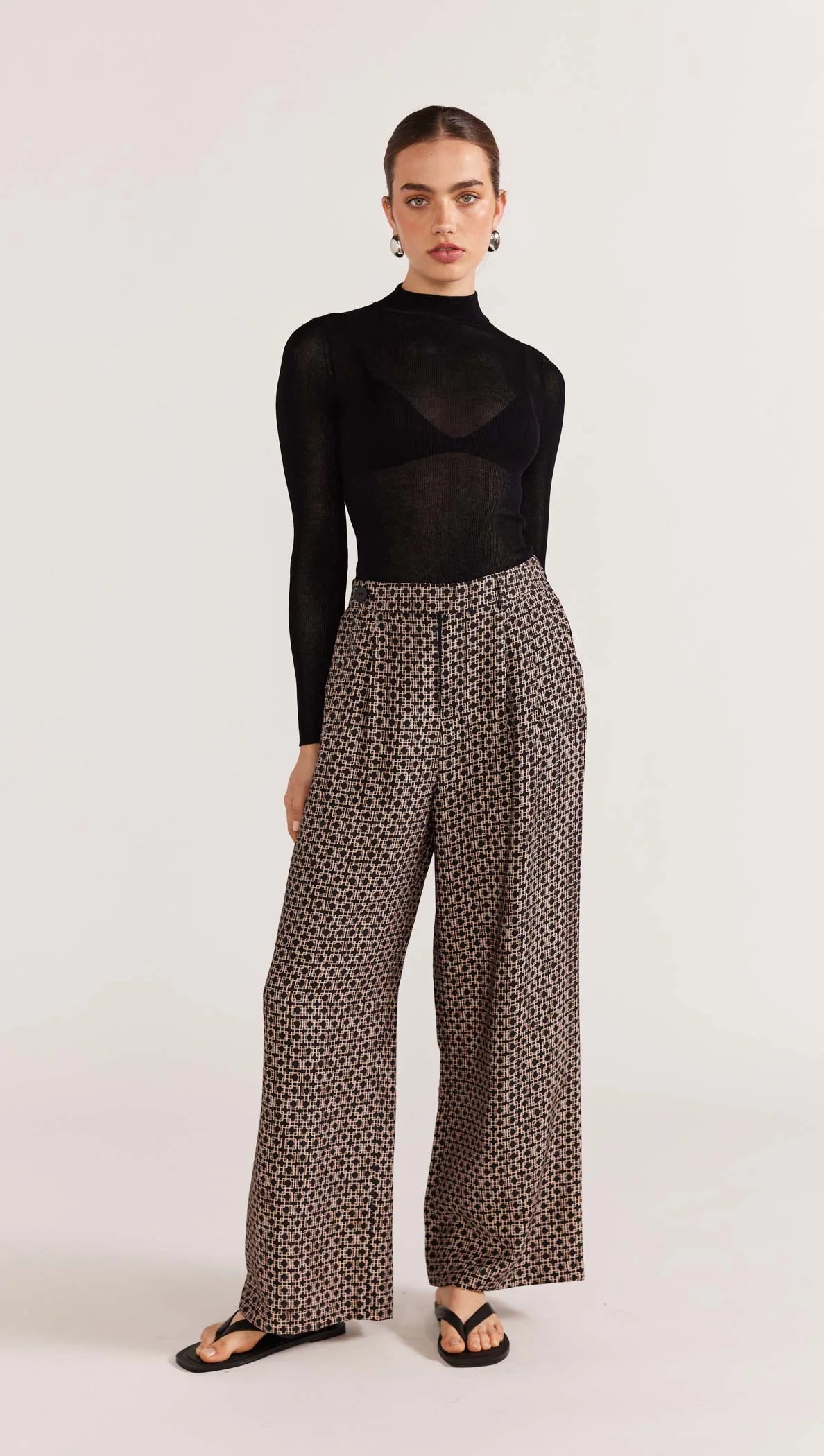 Lexi Wide Leg Pant | Geo