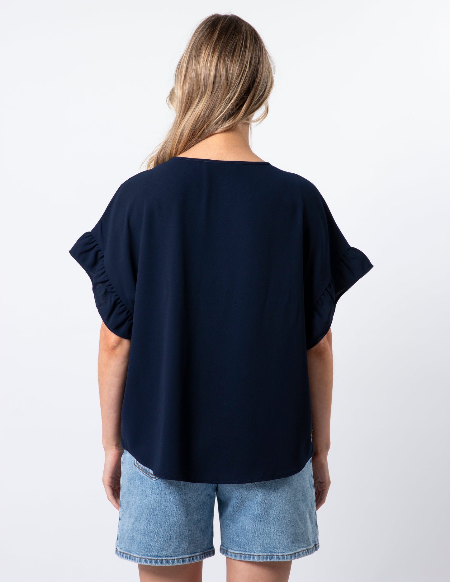 Grace Top | Navy
