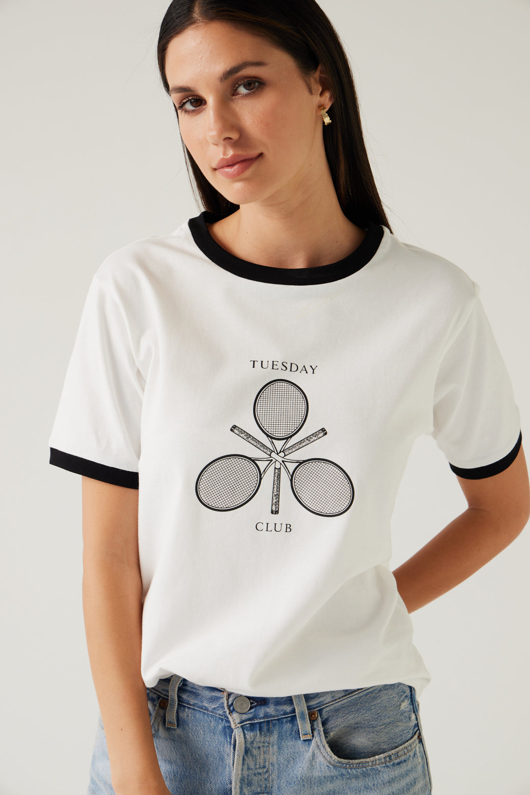 Fashion Tee | White/Black