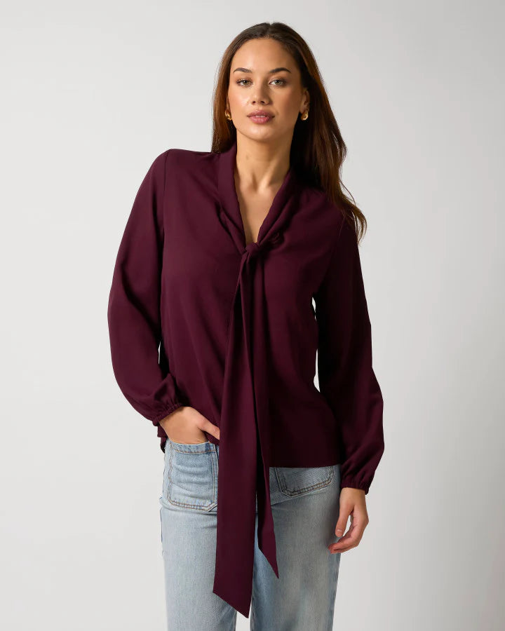 Camilla top - merlot