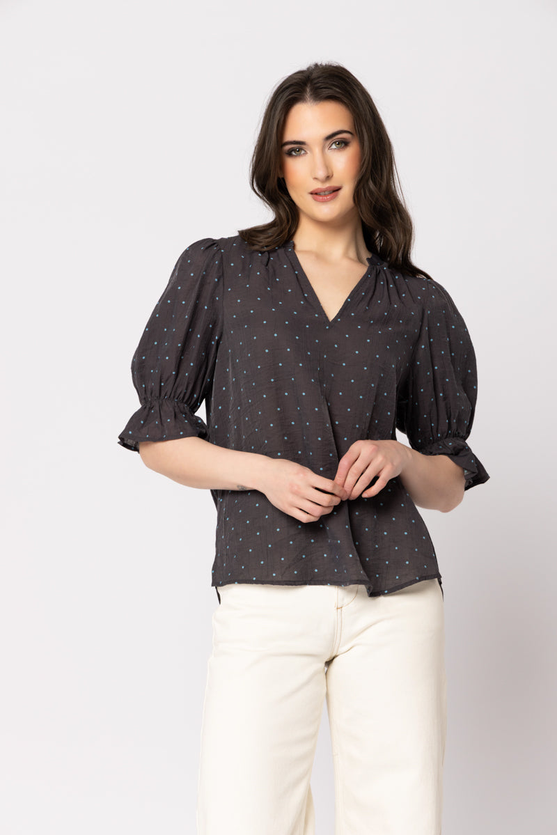Honest Top-Blue Brown Spot