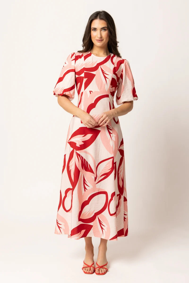 Solstice Dress-Sangria
