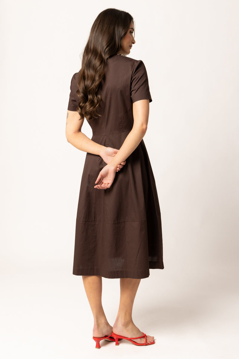 Vogue Dress-Cacao