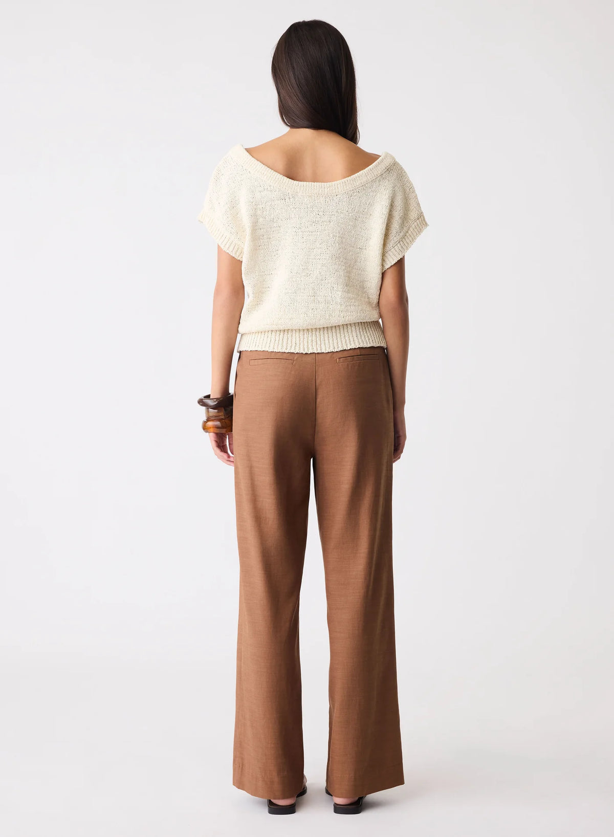 Endless Knit Top-Natural