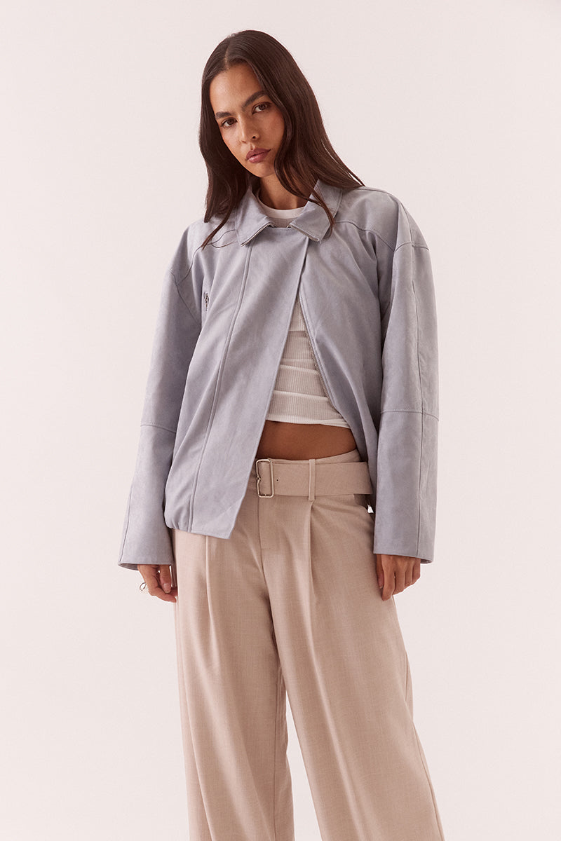 Alula Bomber- Whisper Blue