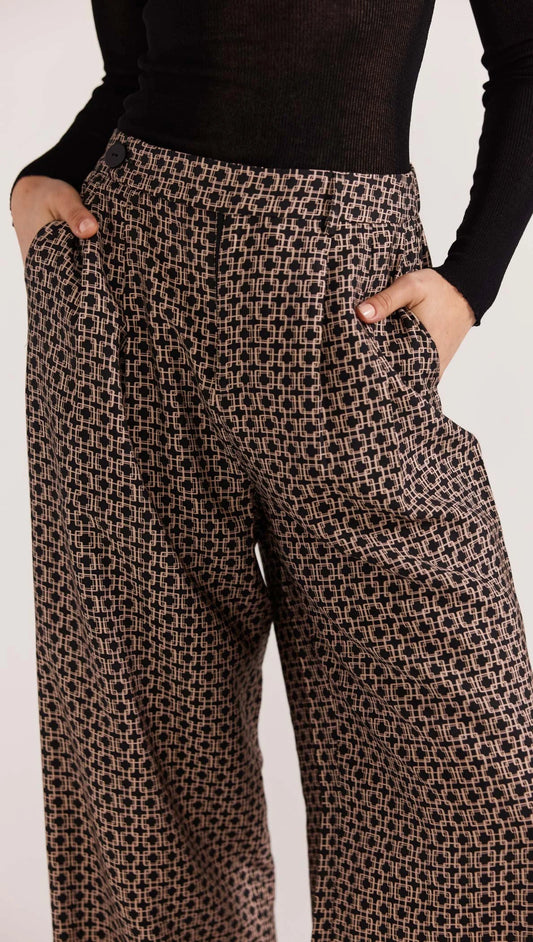 Lexi Wide Leg Pant | Geo