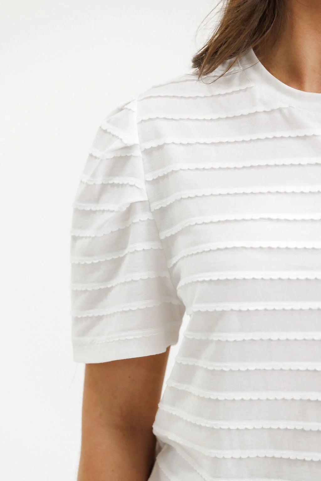 Rose Tee-White