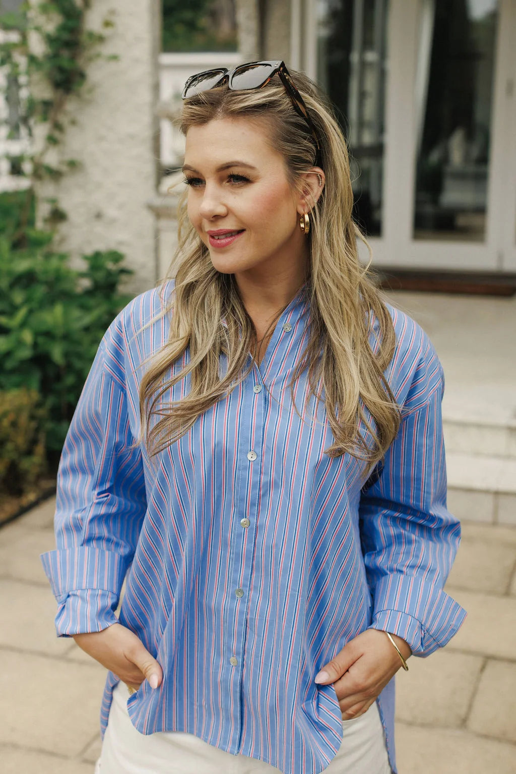 Eliza Shirt-Blue Haven