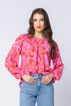 SEEKING LOLA UNITED TOP /Magenta Flourish