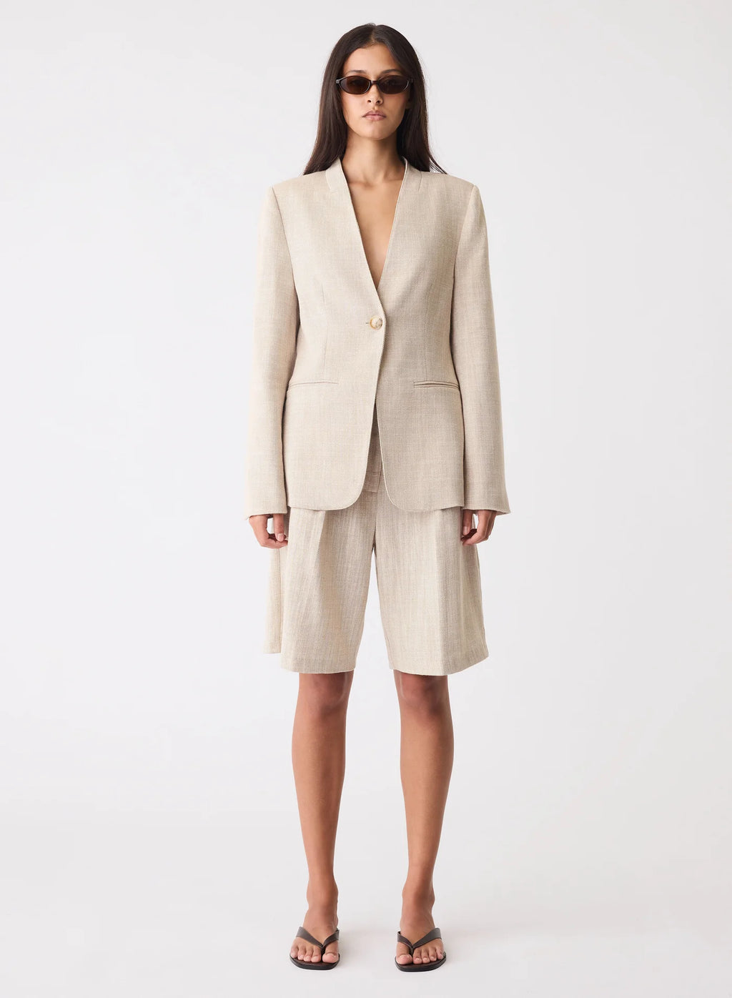 Etch Blazer-Sand