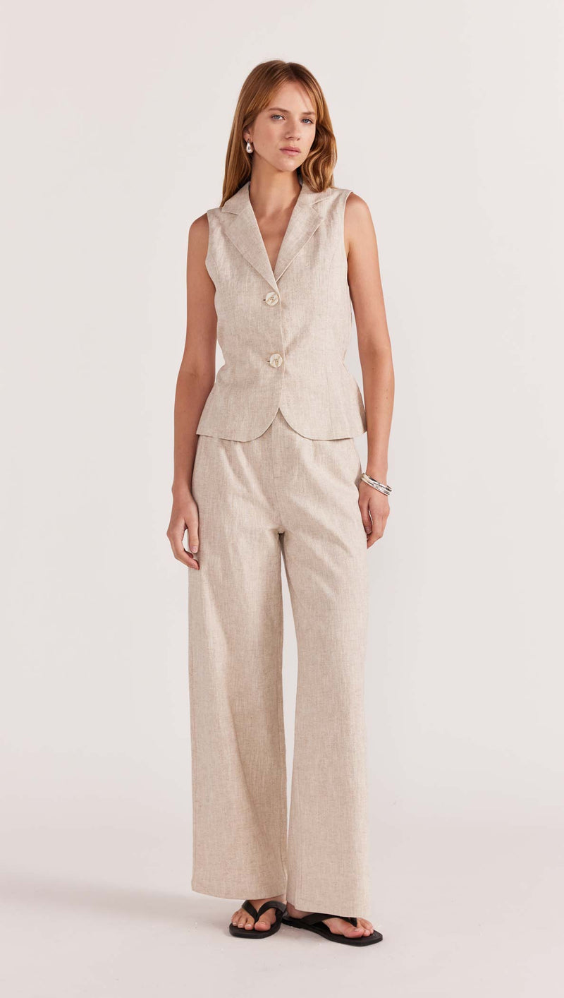 Avery Vest | Natural Marle