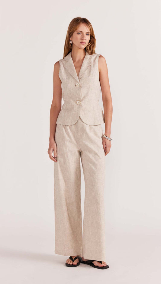 Avery Vest | Natural Marle