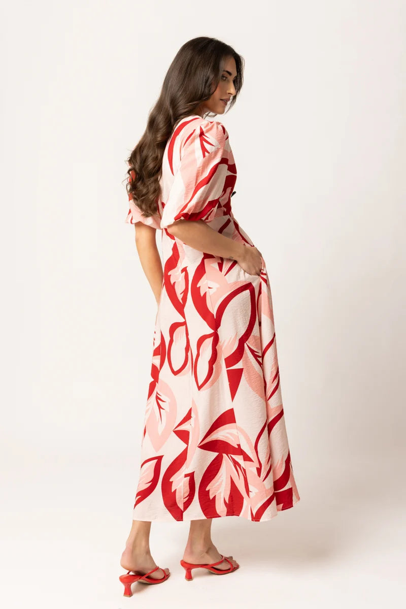 Solstice Dress-Sangria