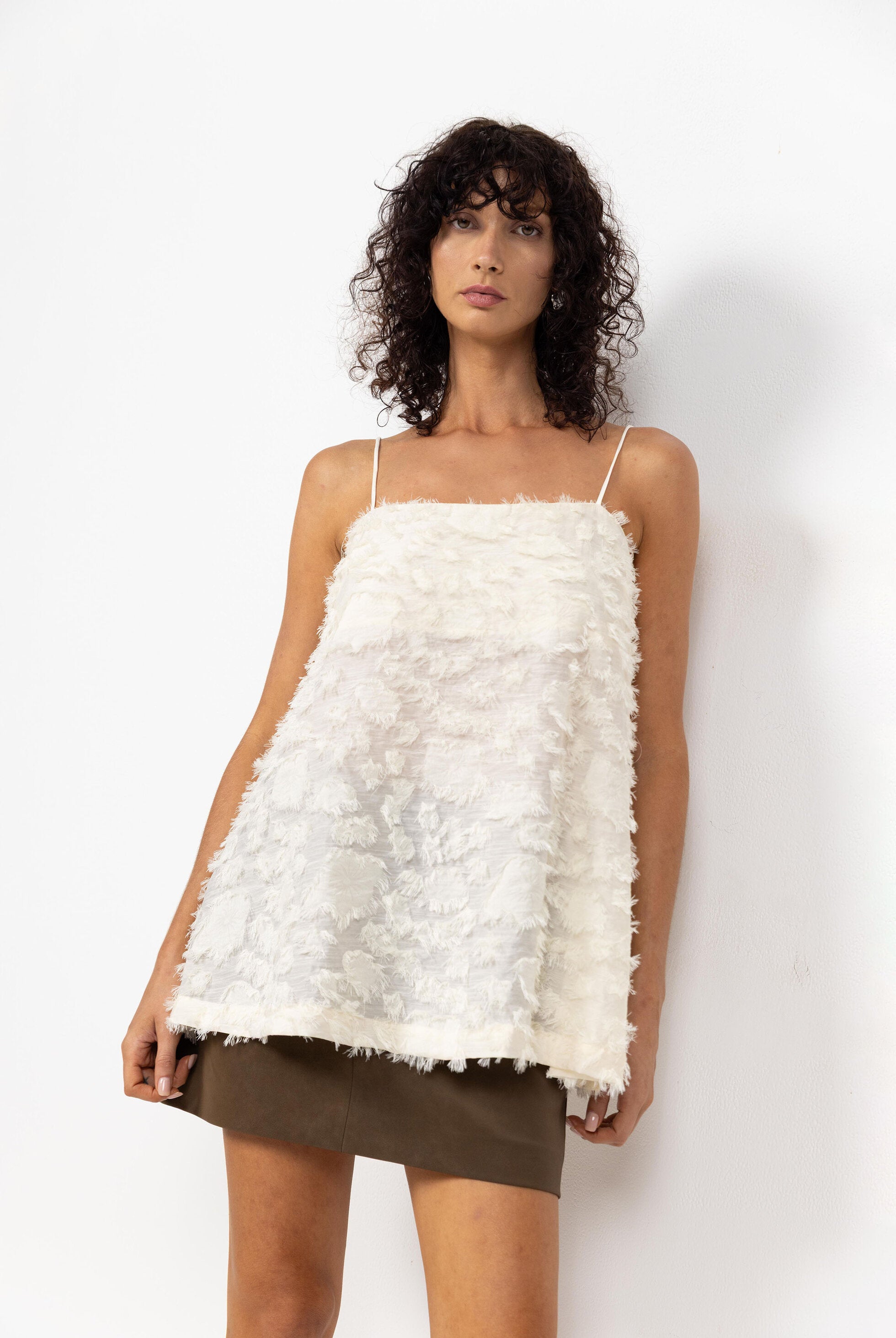 Stay Close Cami (Ivory)