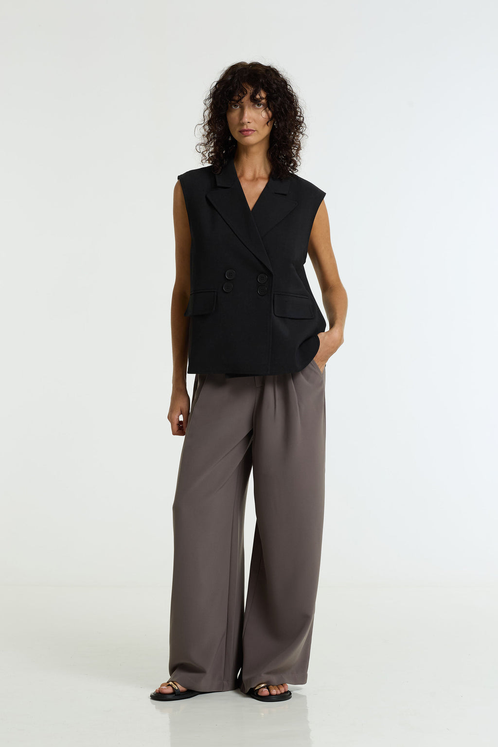 Marco Pant (Charcoal w Black)