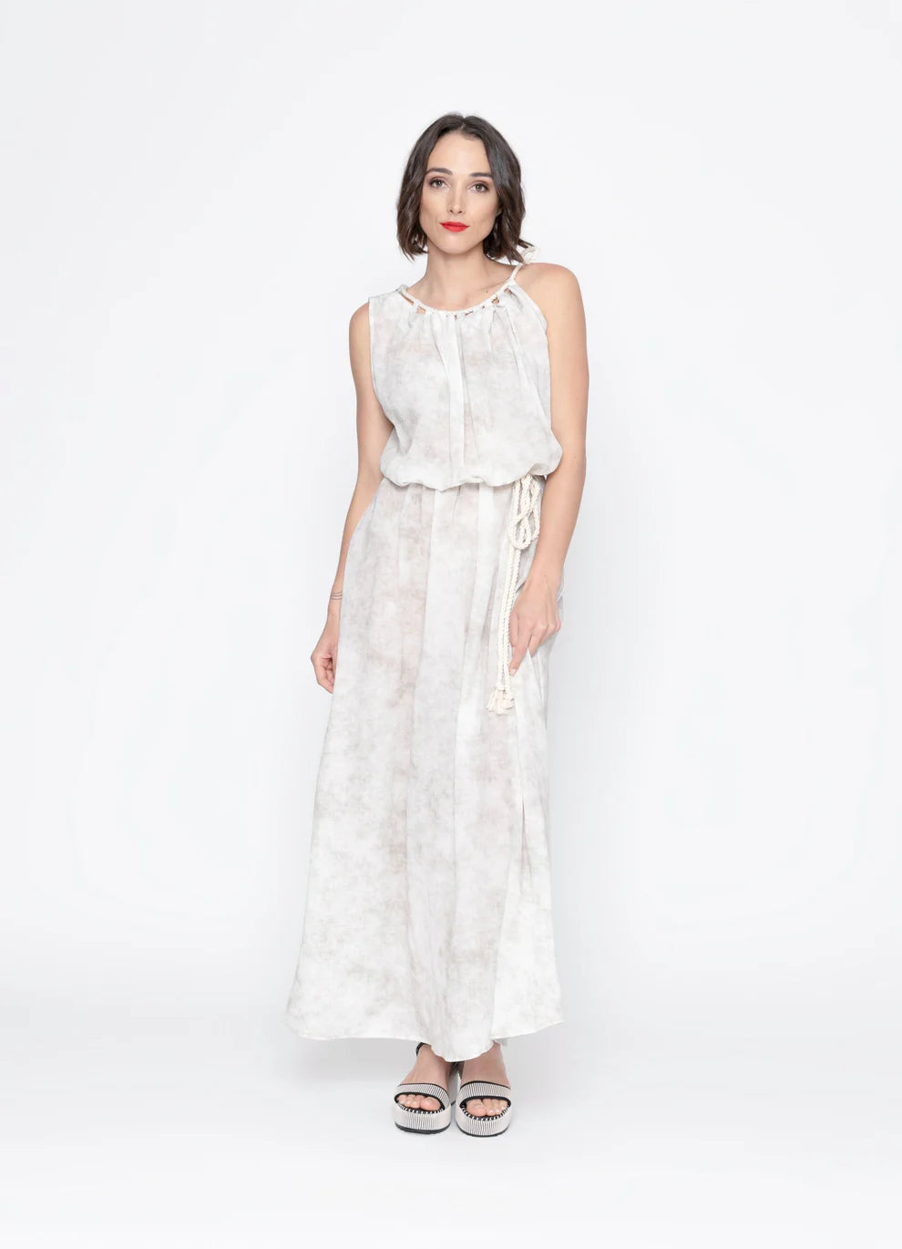 Isabella Dress - Stone