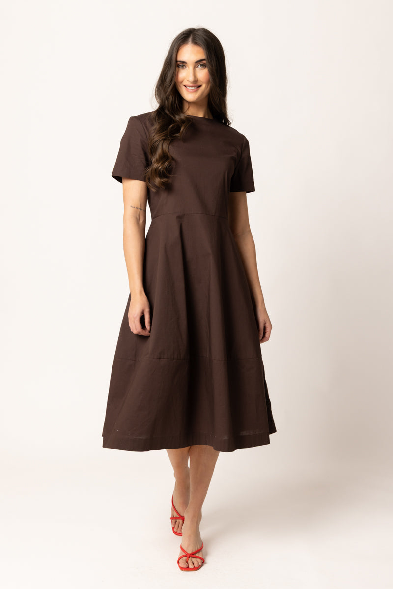 Vogue Dress-Cacao