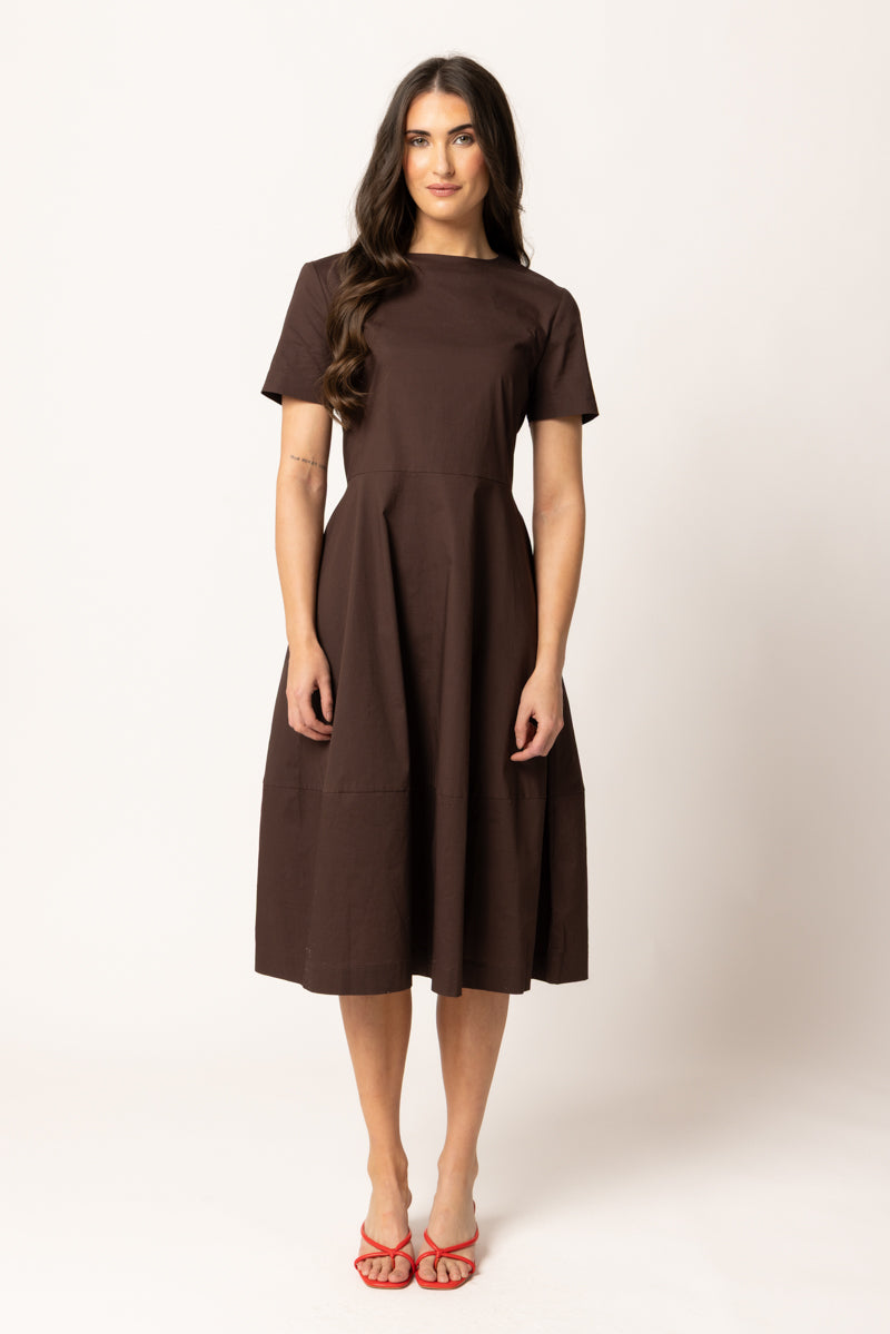 Vogue Dress-Cacao