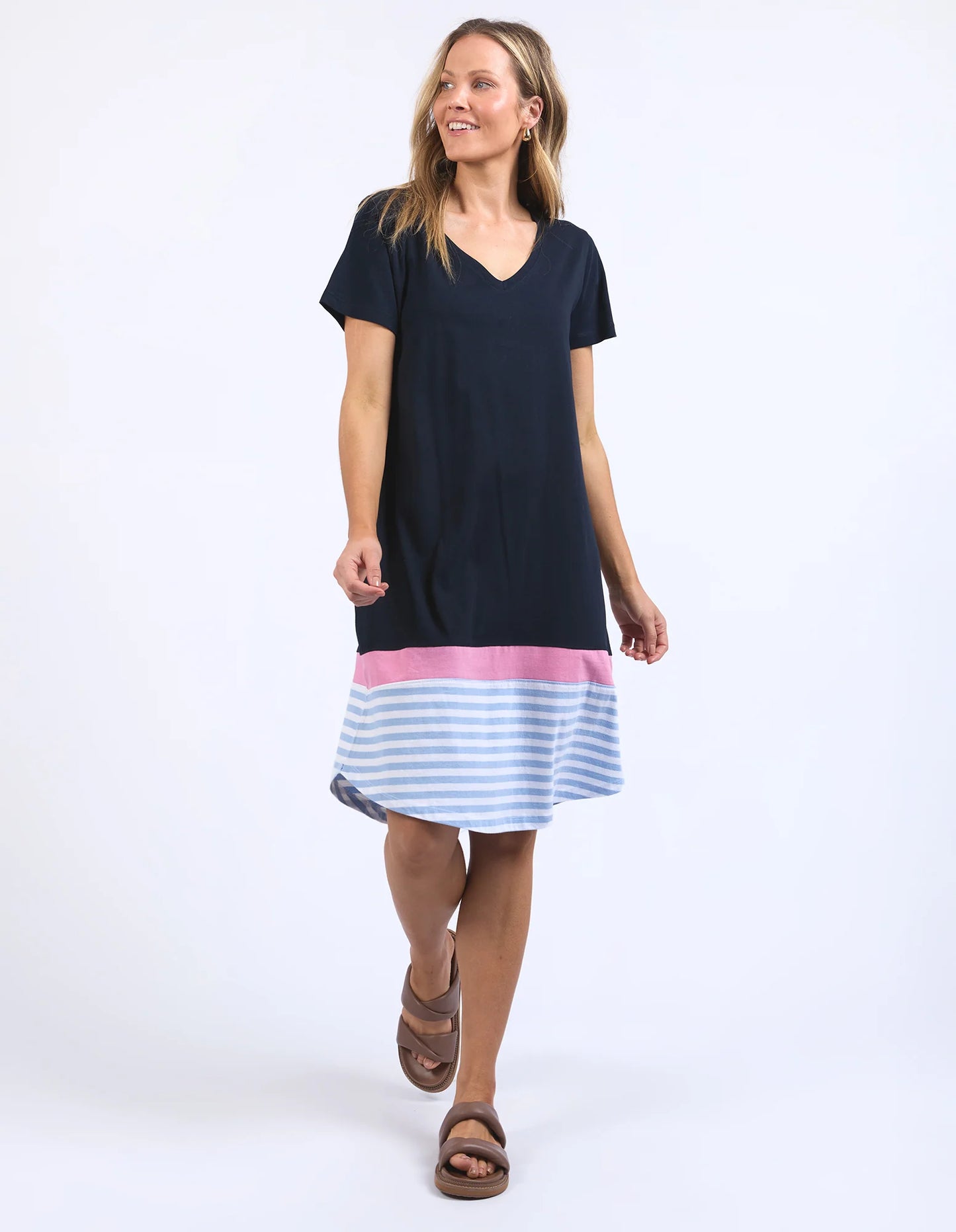 Draw The Line Tee Dress
