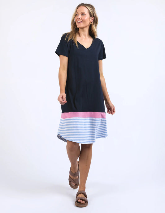 Draw The Line Tee Dress