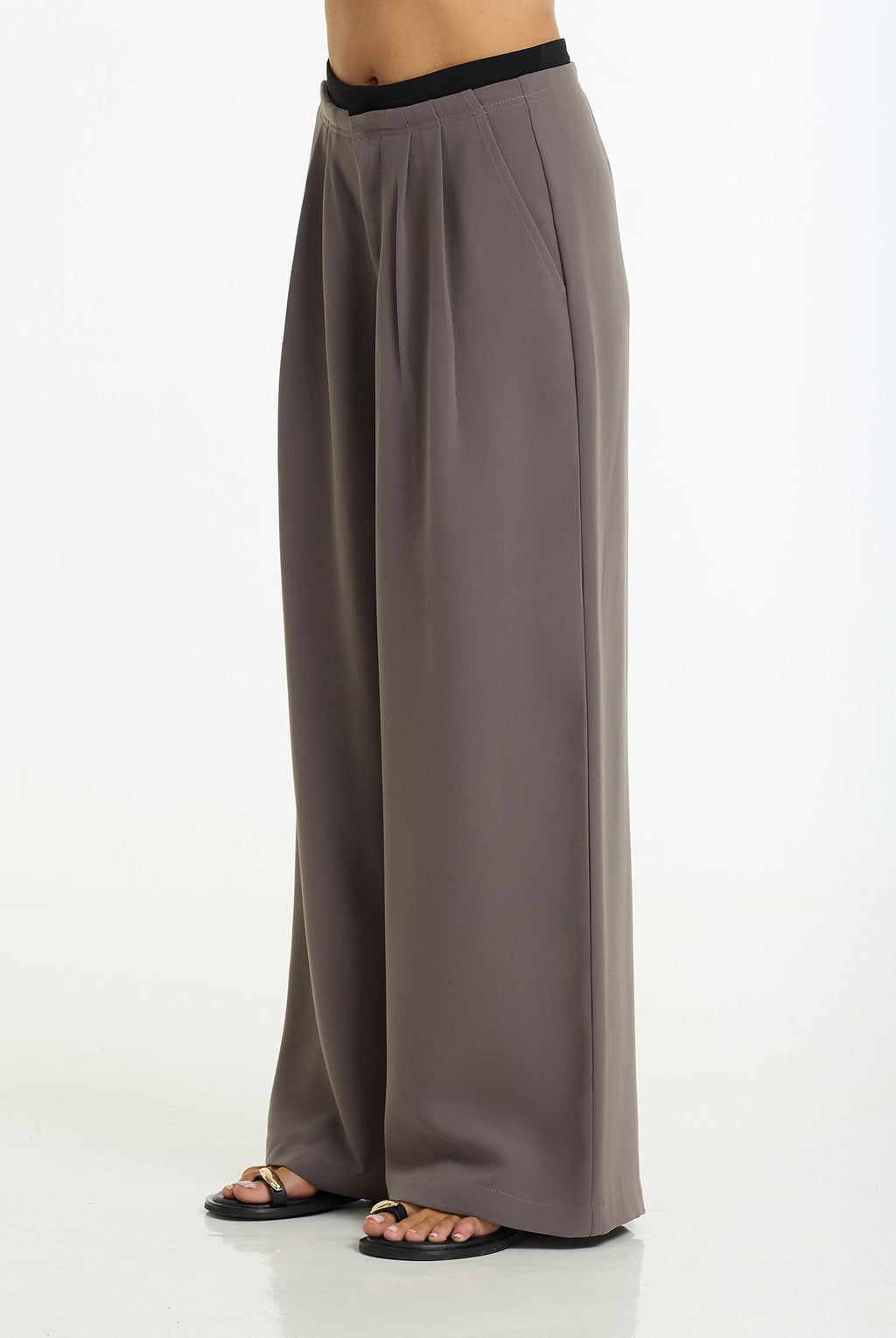 Marco Pant (Charcoal w Black)