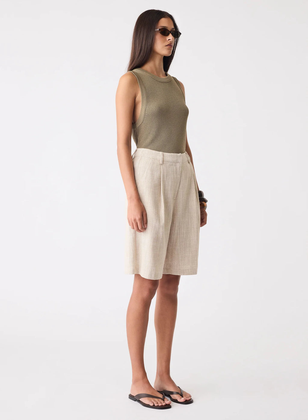Etch Bermuda Short-Sand