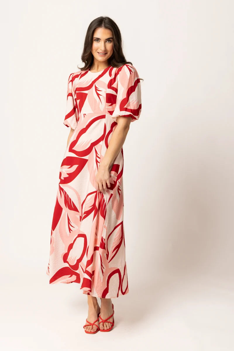 Solstice Dress-Sangria