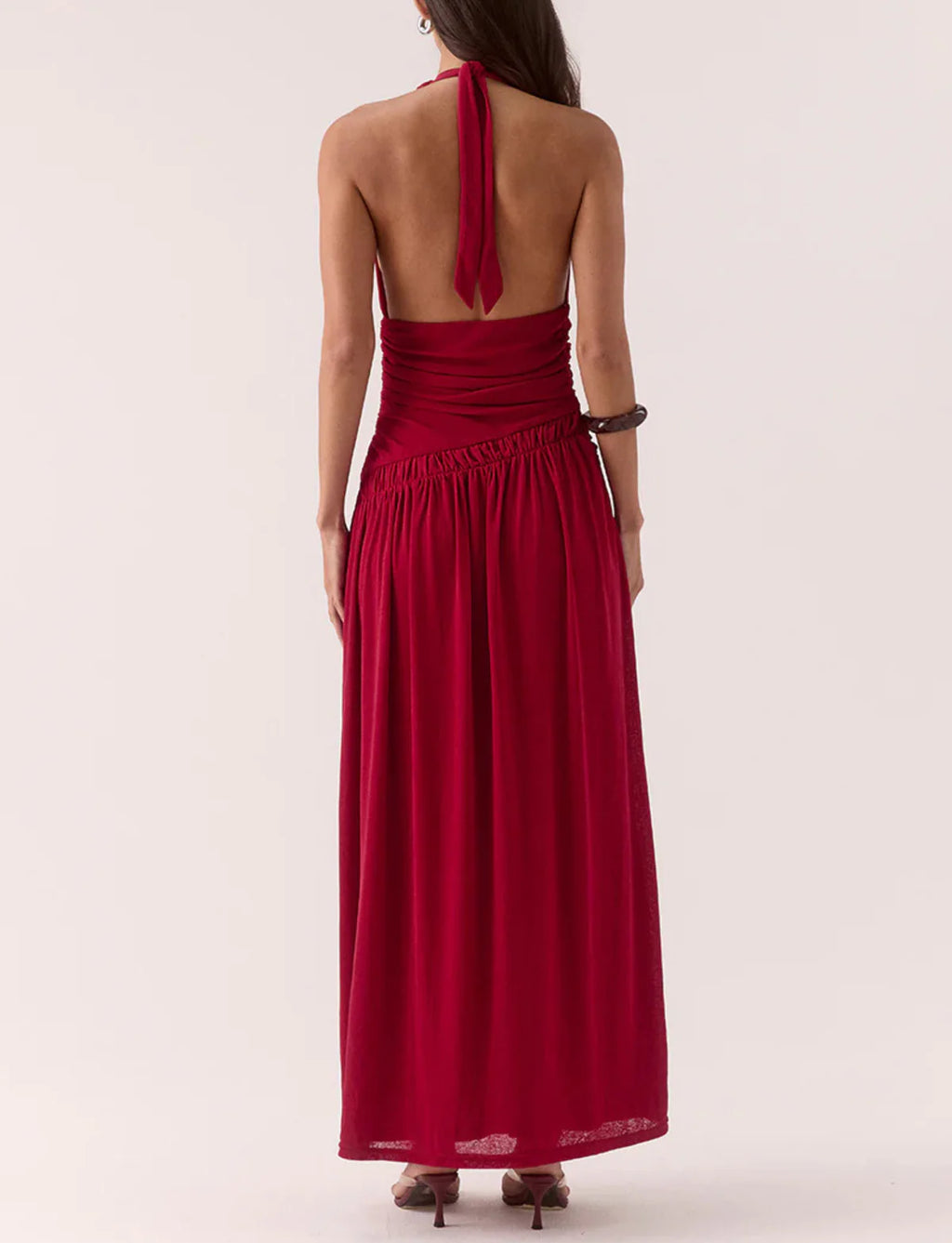 Alora Maxi Dress- Rasberry