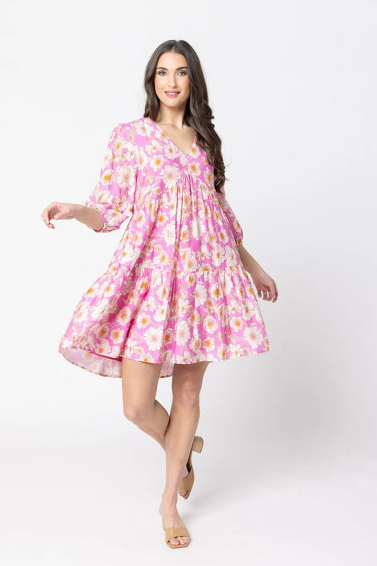 Seeking Lola Aspiring Mini Dress/Candy Bloom