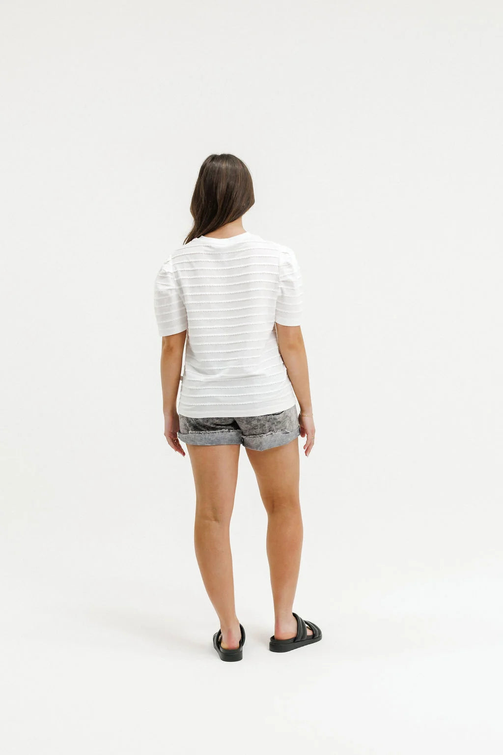 Rose Tee-White