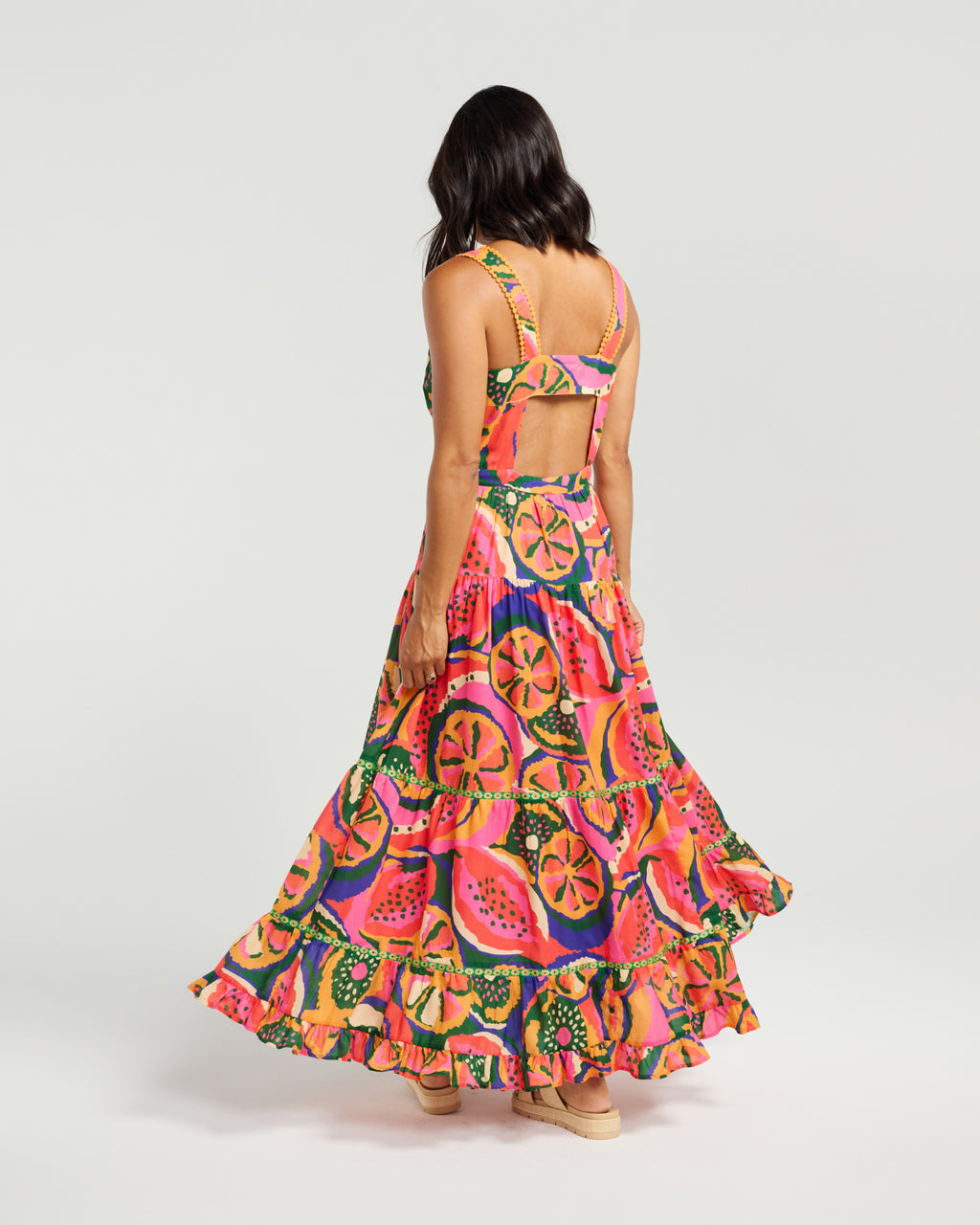 Rochelle Dress- Carnival Print