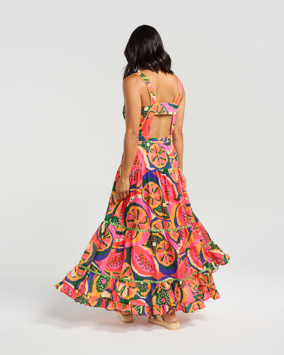 Rochelle Dress- Carnival Print