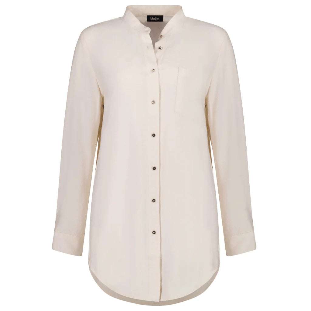 Casey Shirt - Coconut Milk