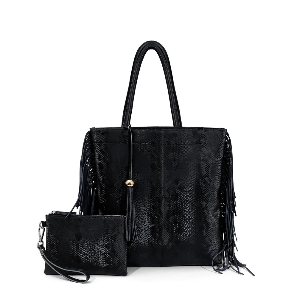 Tassel Shopper (Black)