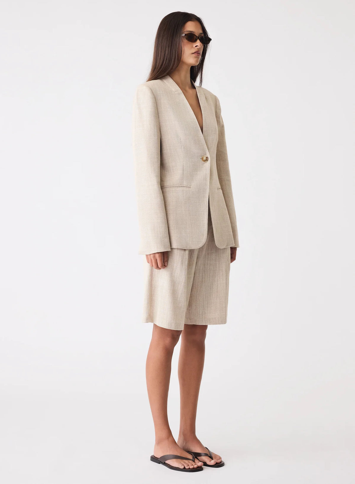 Etch Blazer-Sand