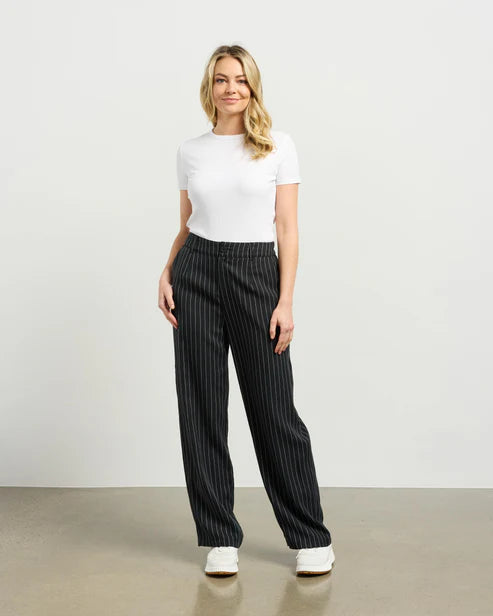 Riley Pant - pinstripe