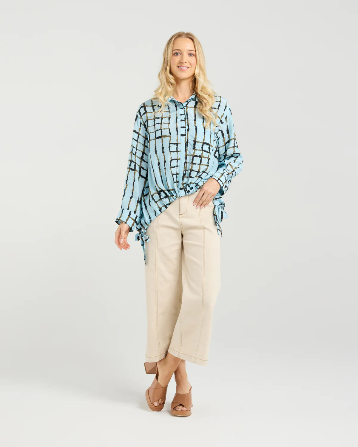 Jodi Top - Skyline Plaid