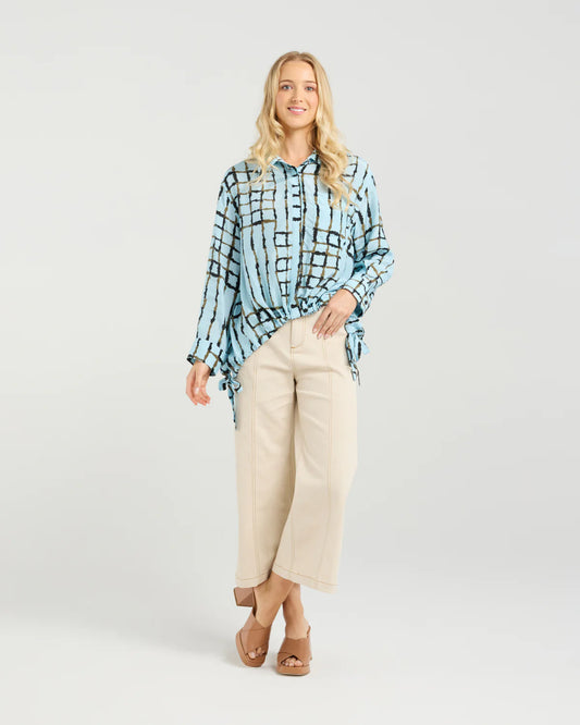 Jodi Top - Skyline Plaid