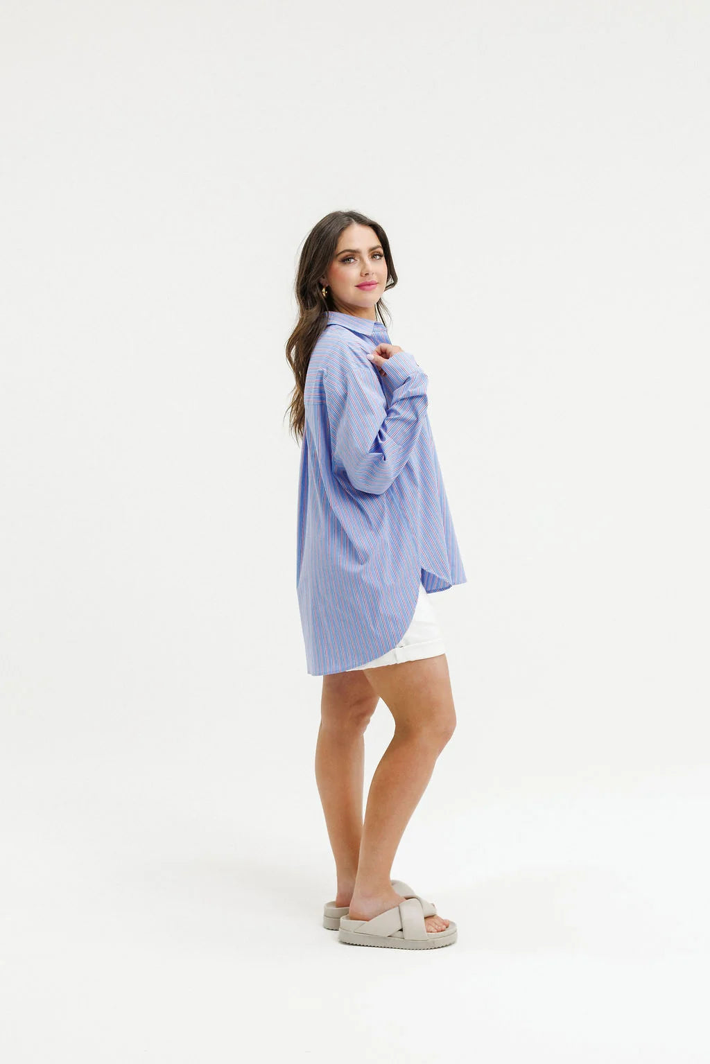 Eliza Shirt-Blue Haven