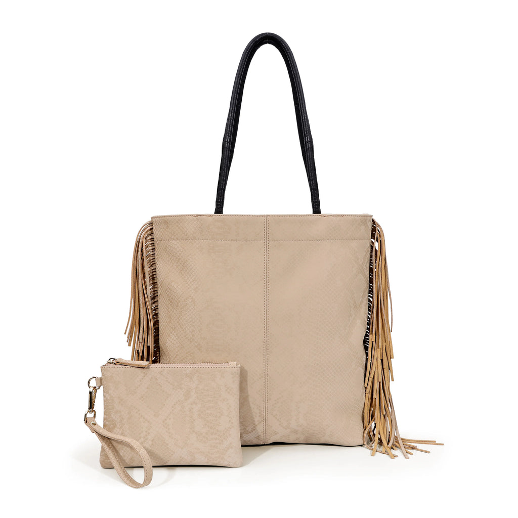 Tassel Shopper (Sandstone)
