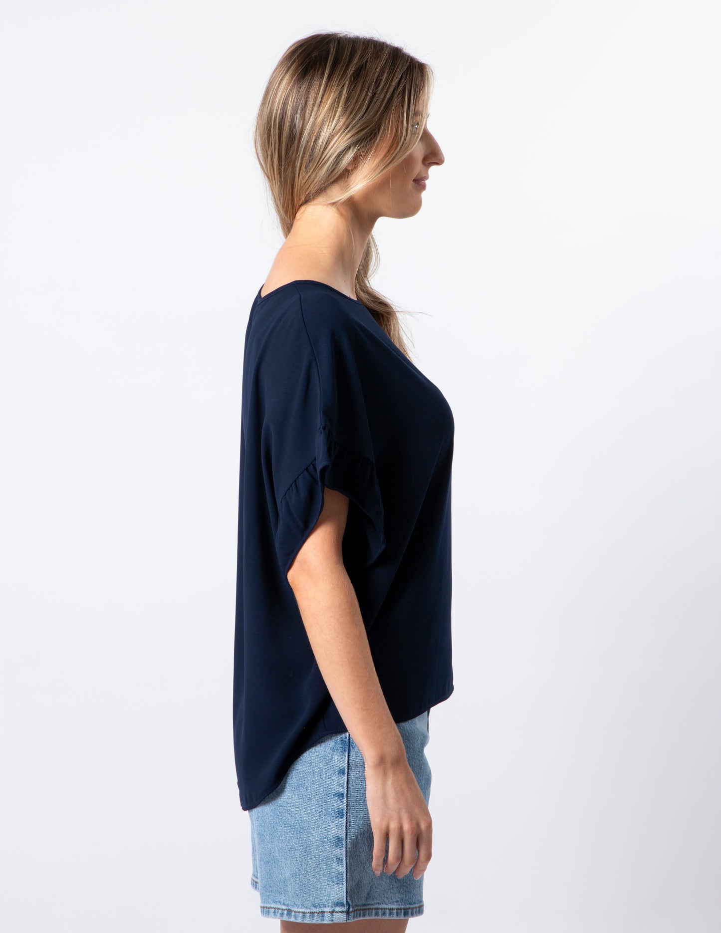 Grace Top | Navy