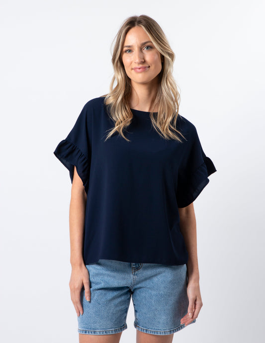 Grace Top | Navy