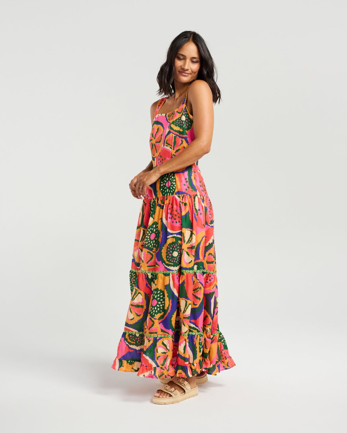 Rochelle Dress- Carnival Print