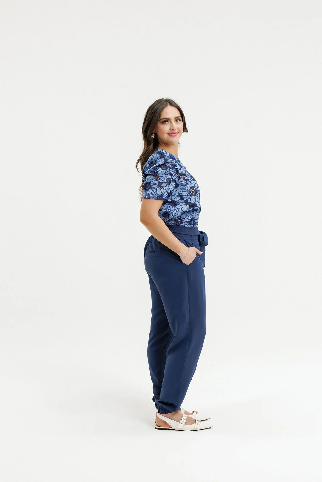 Thea Top-Blue Bell
