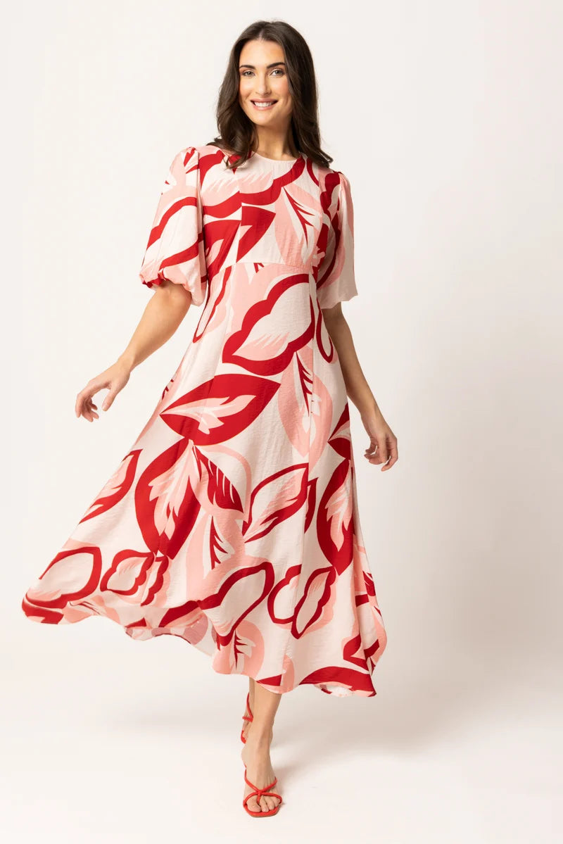 Solstice Dress-Sangria