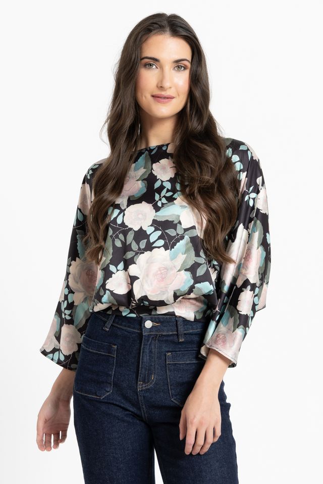Scalloped Blouse-Spring Satin