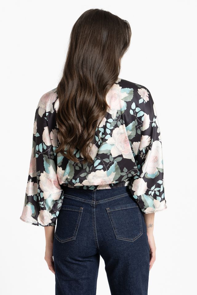 Scalloped Blouse-Spring Satin
