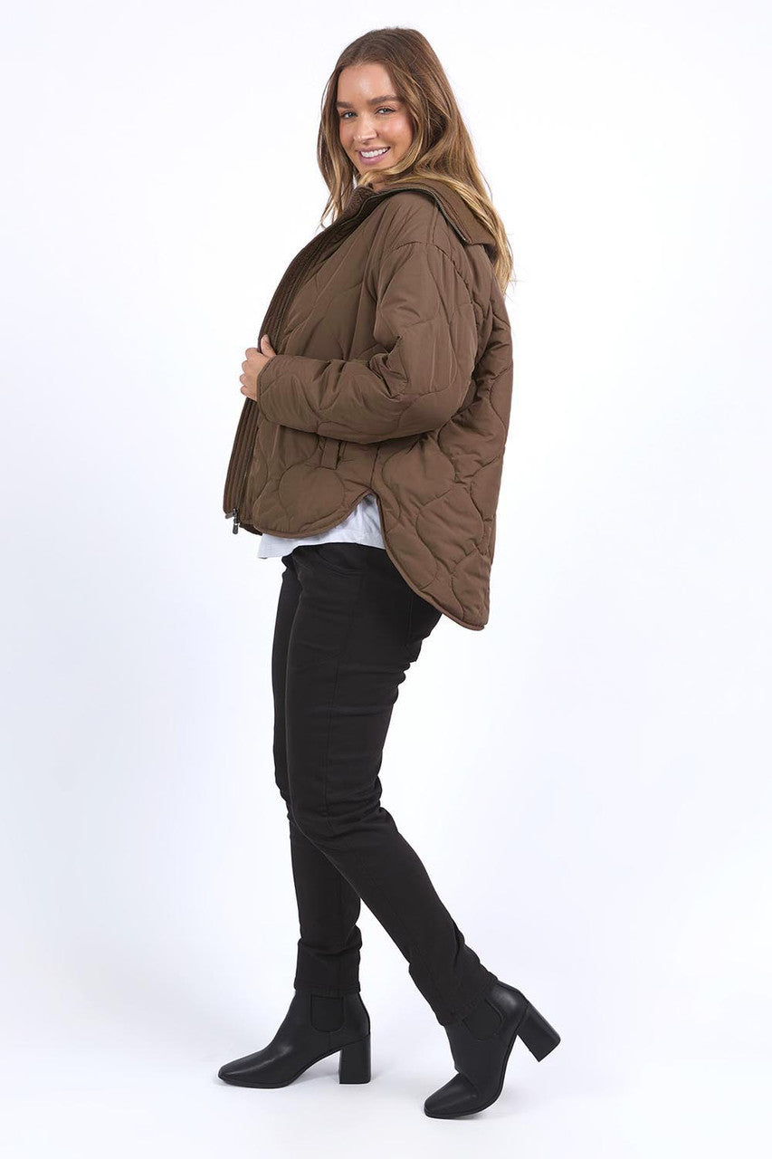 Foxwood Mellow Quilted Jacket - Chocolate