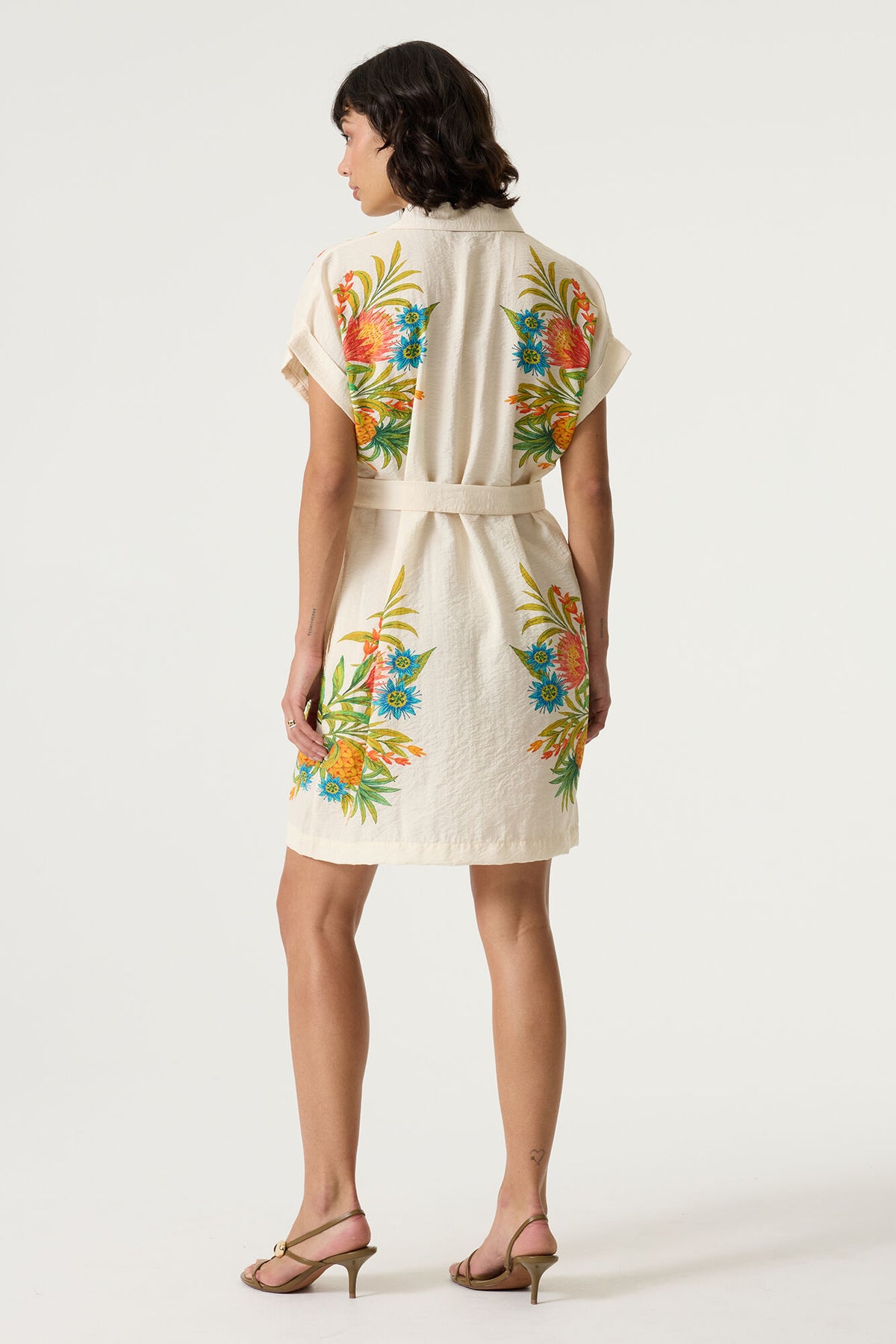 Printed Shirt Dress