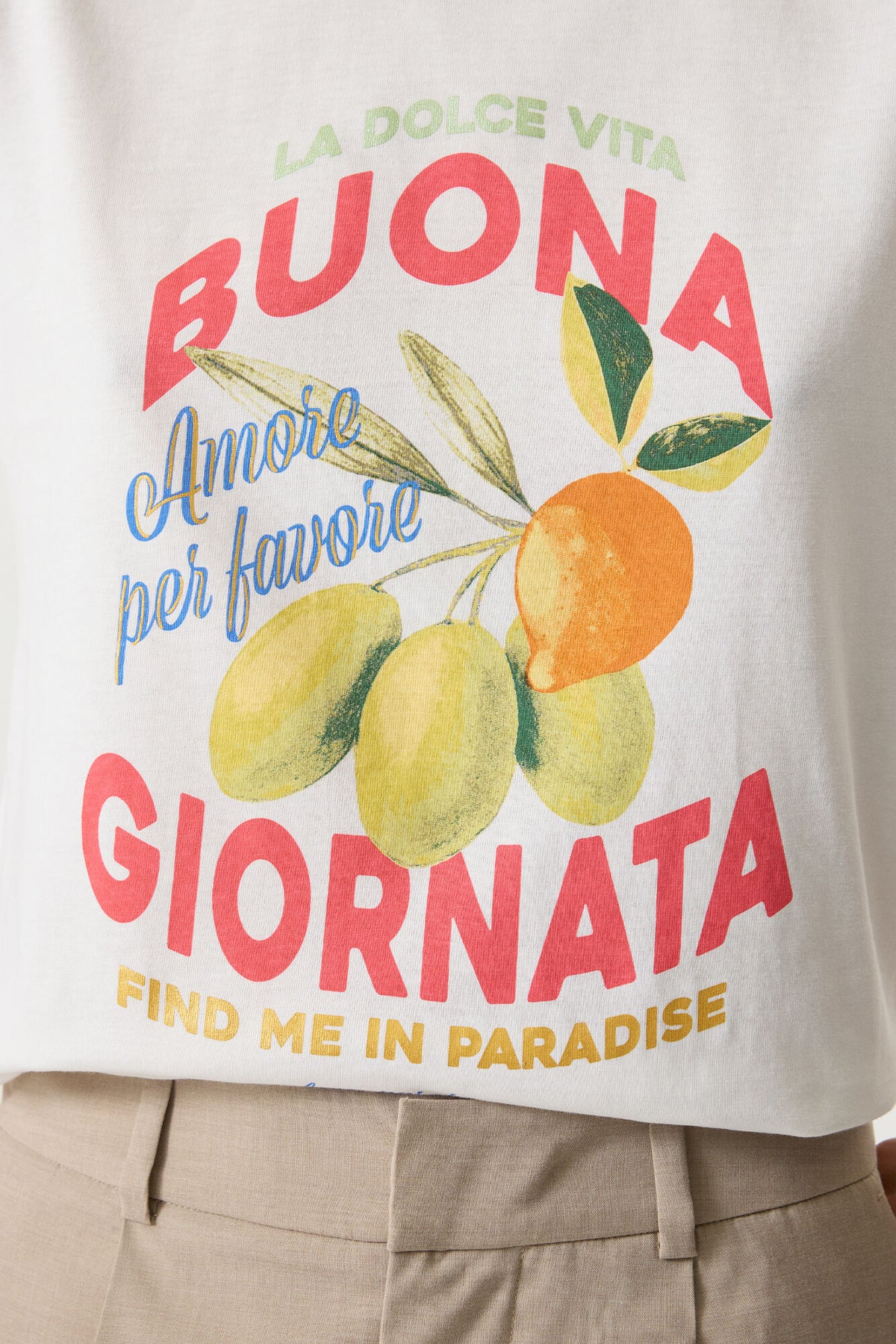 Buona Tee- White